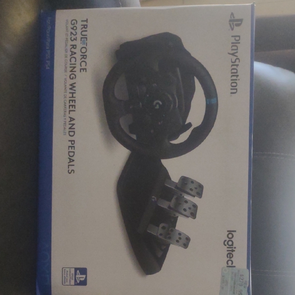 Logitech Black VR Steering Wheel Controller